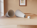 Scandi fluted shades — selected style and printed mounting parts only; electrical fittings and other shades not included