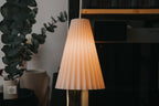 Scandi fluted shades — selected style and printed mounting parts only; electrical fittings and other shades not included