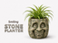 Smiling Stone Planter — product view 1