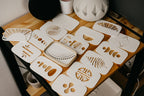 Soap Dish Collection 3 — PLA outer dish and removable patterned insert; separate colour choices