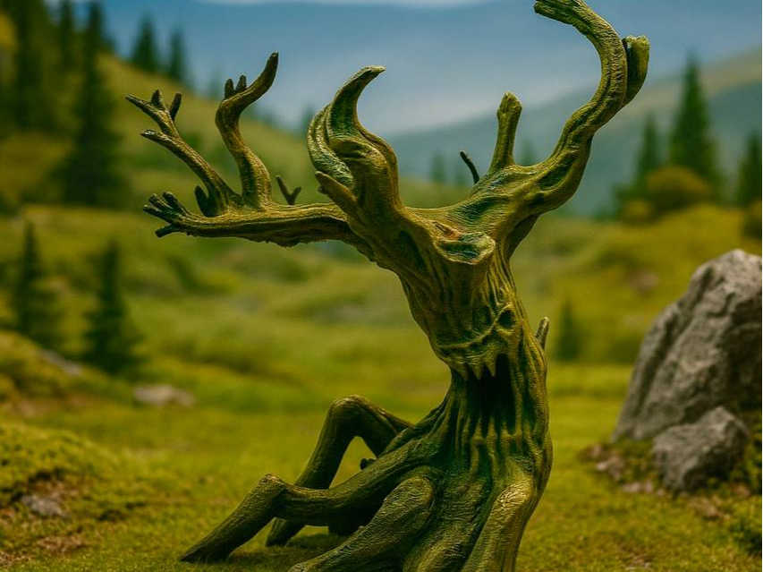 Spooky Tree — licensed designer photo; supplied unpainted in your chosen colour