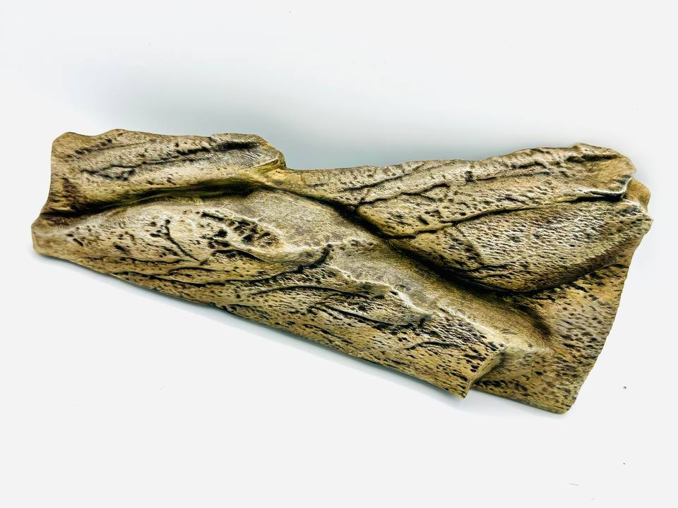 Stone Back Panel 1 layered rock strip — original licensed product view 1; painted example, supplied unpainted