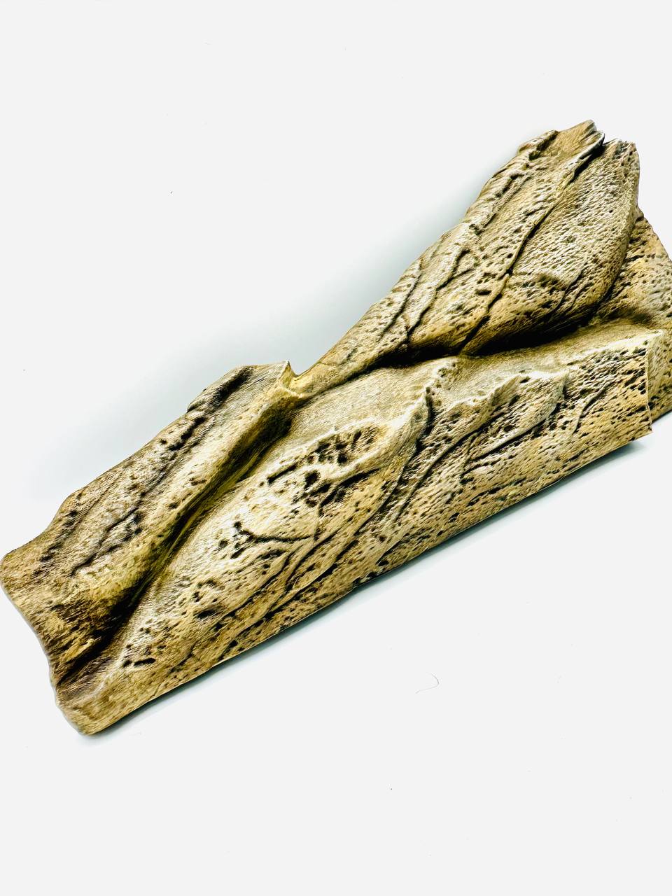 Stone Back Panel 1 layered rock strip — original licensed product view 2; painted example, supplied unpainted