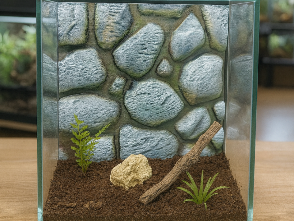 Stone Backdrop 2 — licensed view 01; painted example, supplied unpainted Main image