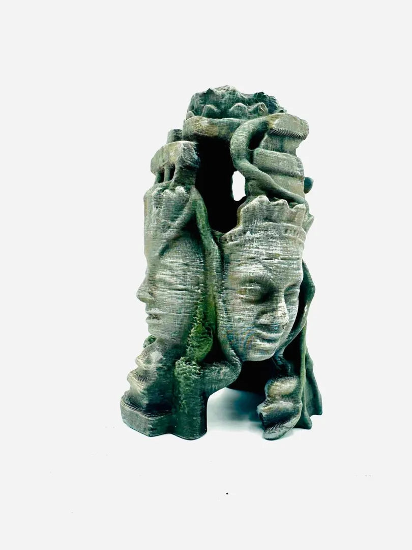 Stone Faces — original designer photograph; supplied unpainted in your selected PETG colour