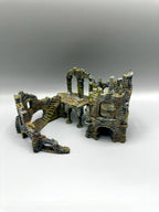 Round Tower Stone Ruins — design reference; supplied unpainted