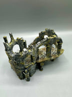 Round Tower Stone Ruins — design reference; supplied unpainted