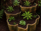 Terrarium Planter — original designer photograph; plants and substrate not included; supplied unpainted