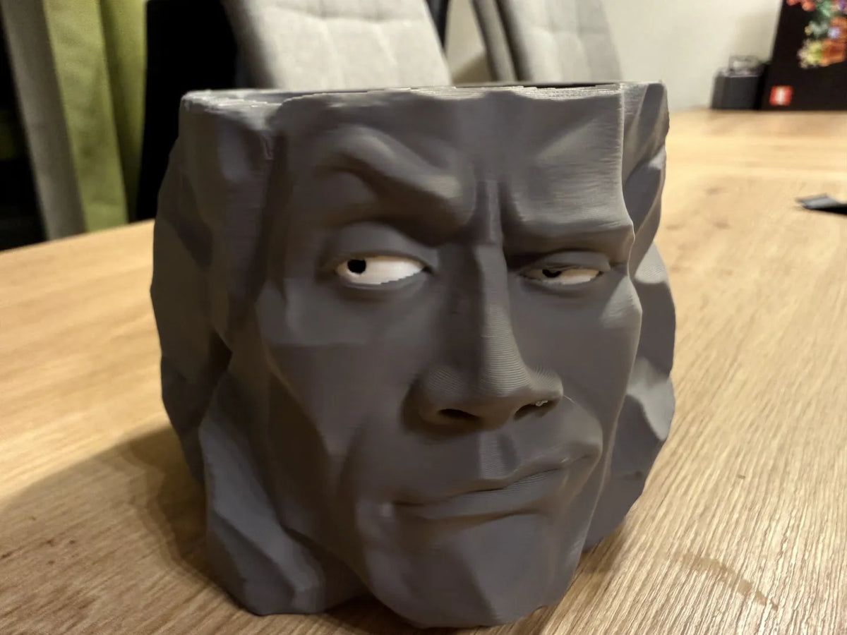 The Rock Planter three-colour version — body, eyeballs and pupils can be selected separately