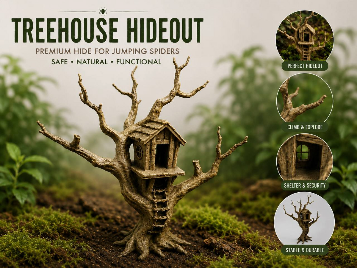 Treehouse Hideout — licensed designer view 1; supplied unpainted in your chosen colour