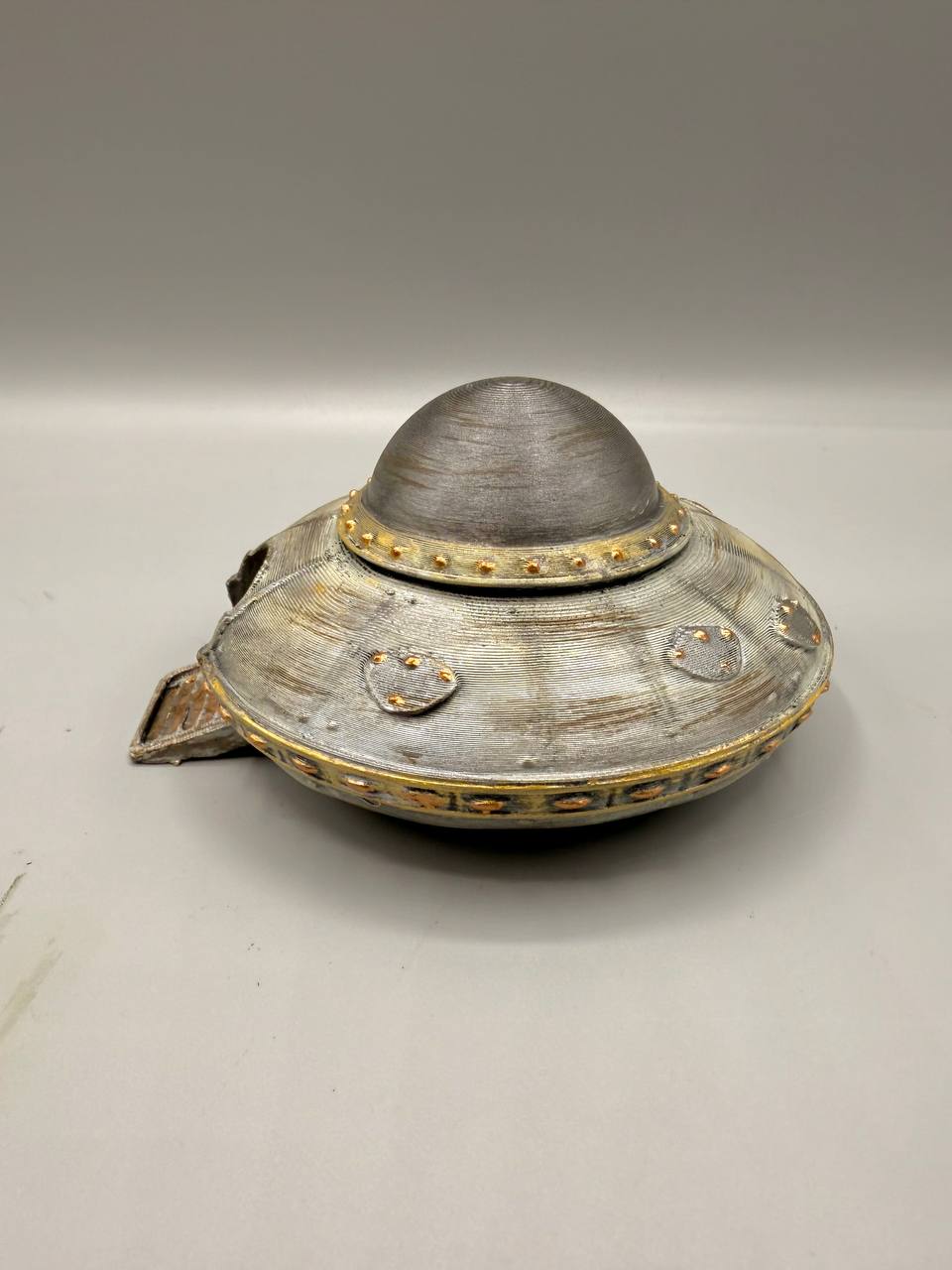 UFO Hideout — designer reference; supplied unpainted in chosen PETG colour