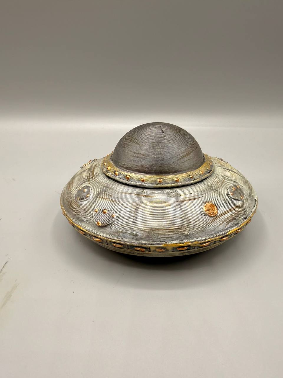 UFO Hideout — designer reference; supplied unpainted in chosen PETG colour
