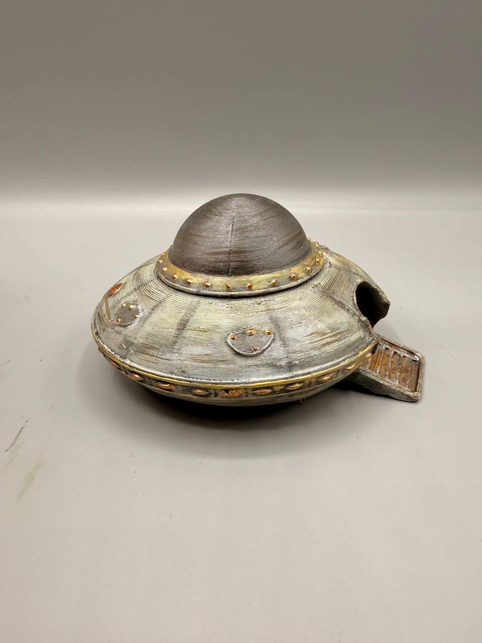 UFO Hideout — designer reference; supplied unpainted in chosen PETG colour