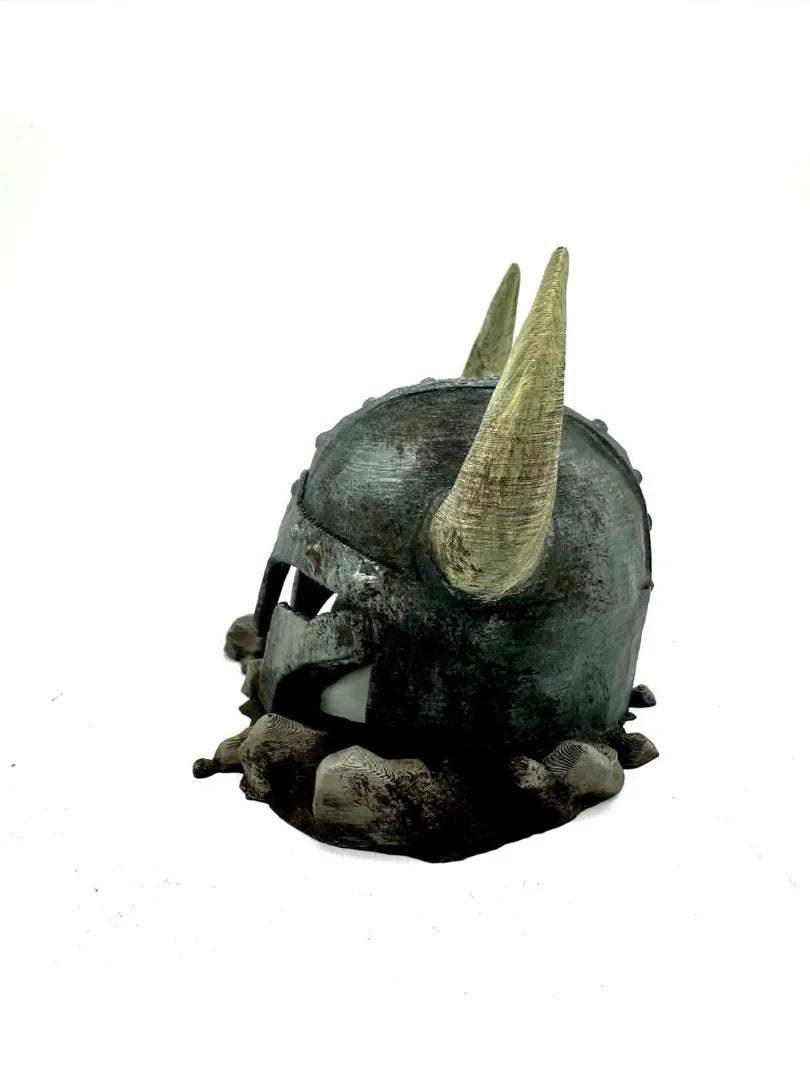 Viking Helmet Hideout — original designer view; supplied unpainted in your chosen PETG colour