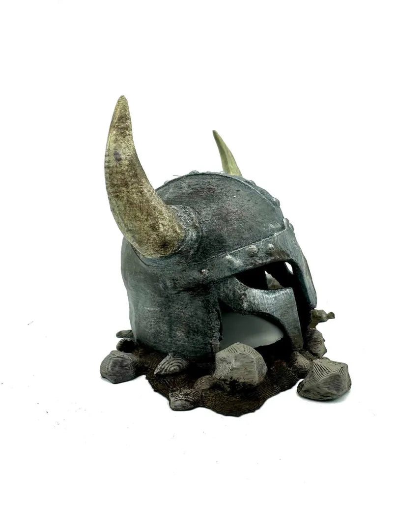 Viking Helmet Hideout — original designer view; supplied unpainted in your chosen PETG colour