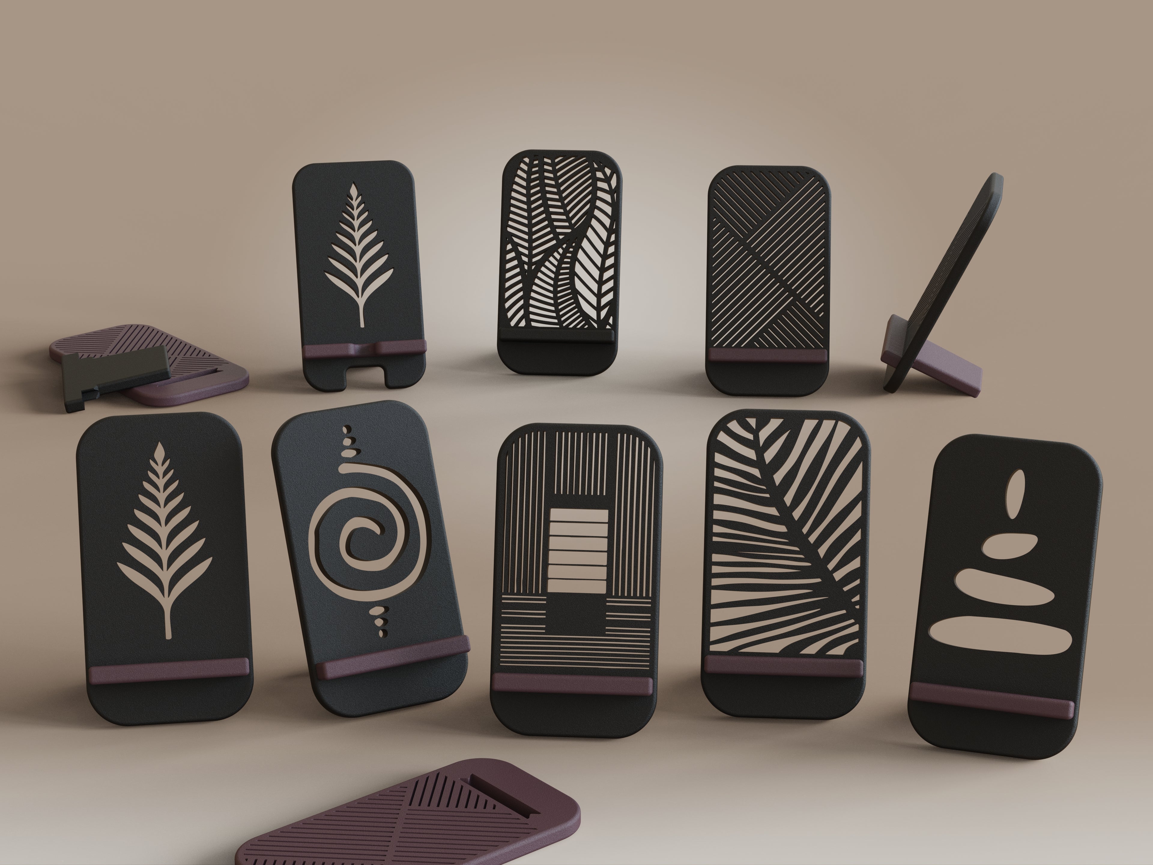 Zen Phone Holder | Nature-Inspired Desk Stand Secondary image
