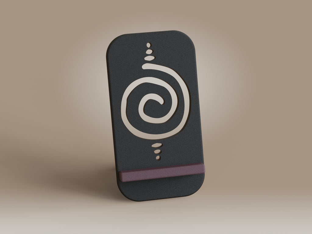 Zen phone-holder collection by Ikigaiform — PLA in your chosen finish and colour