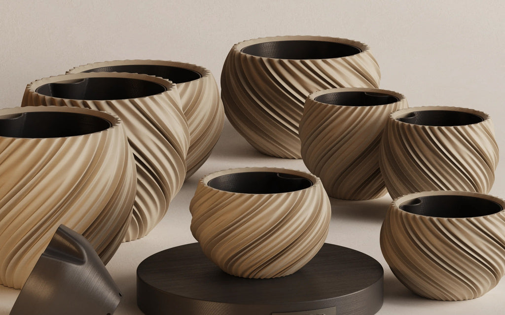 Aya Collection self-watering planters in multiple sizes