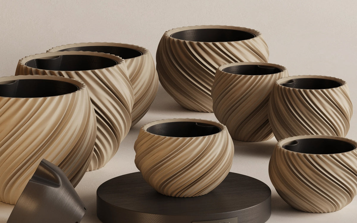Aya Collection self-watering planters in multiple sizes