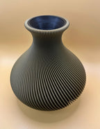 Velvet Petal Sculptural Vase, 3D printed in PLA, view 3 of 12