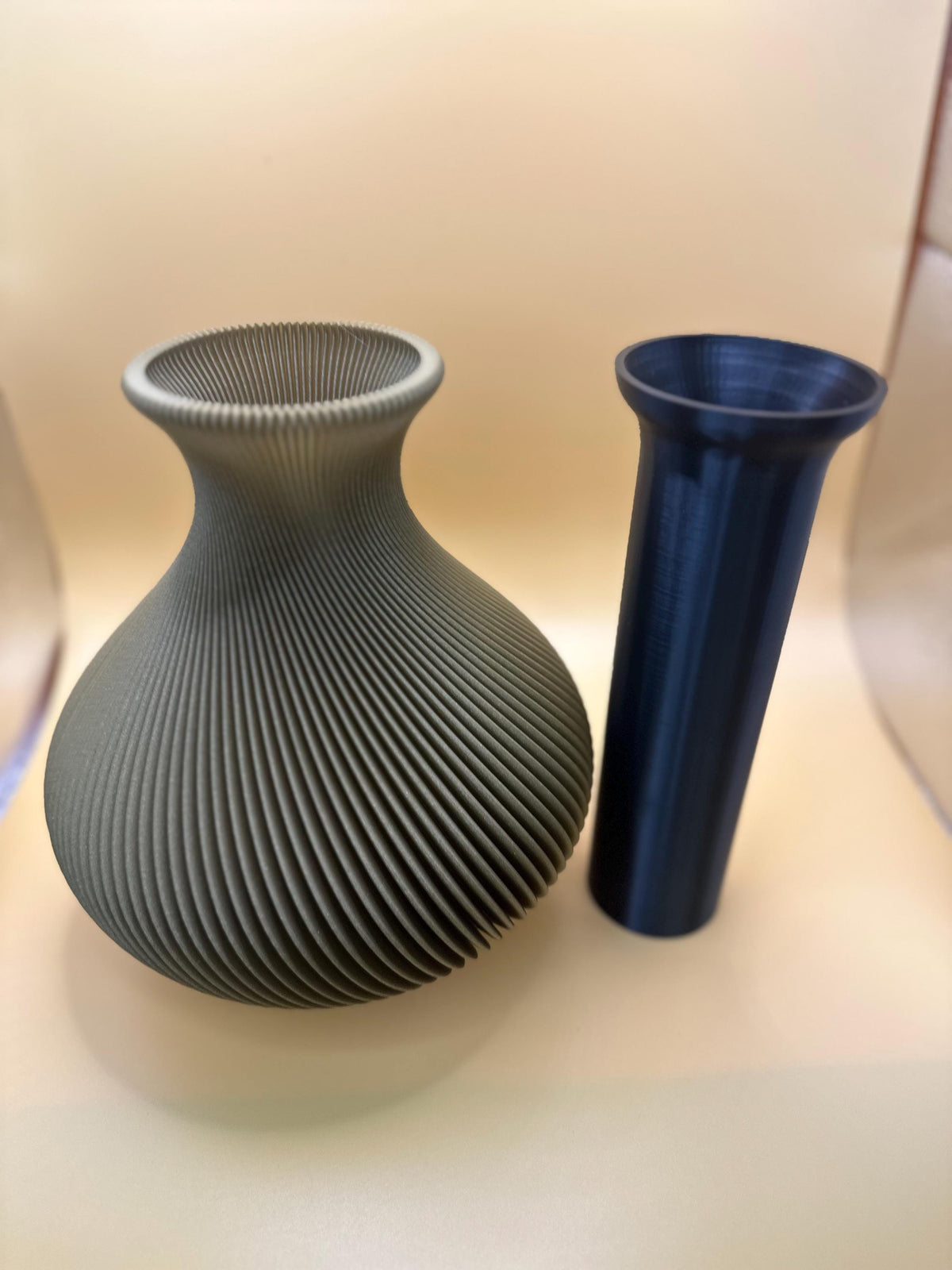 Velvet Petal Sculptural Vase, 3D printed in PLA, view 2 of 12
