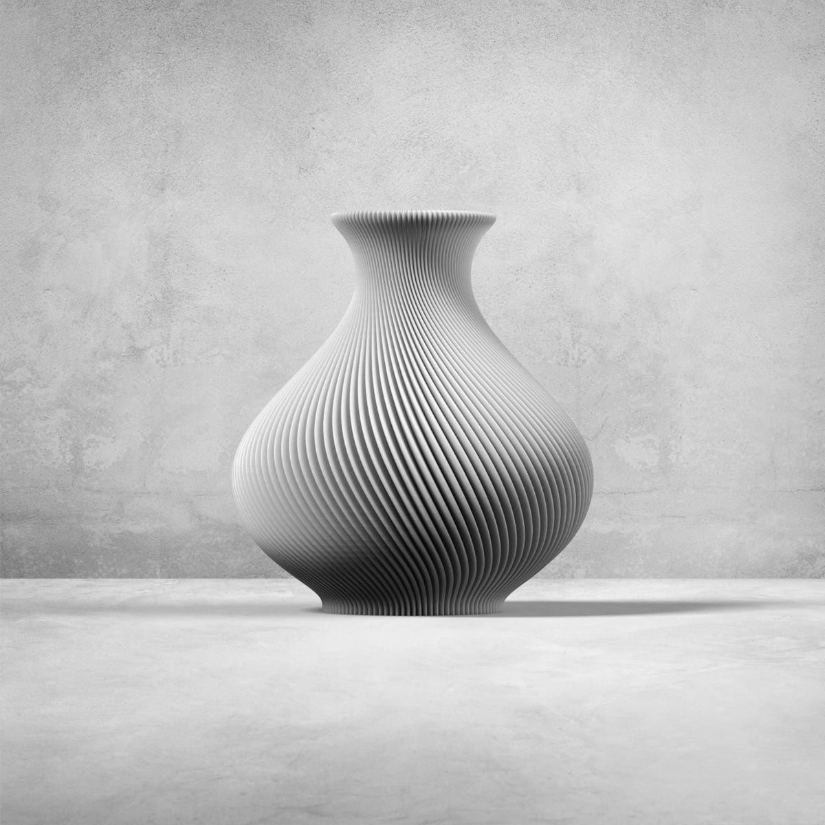 Velvet Petal Sculptural Vase, 3D printed in PLA, view 6 of 12