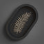 Japandi Leaf Wall Art, 3D printed in PLA, view 2 of 9