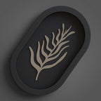 Japandi Leaf Wall Art, 3D printed in PLA, view 4 of 9