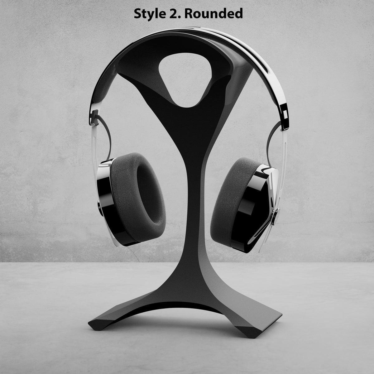 ZenFlow Headphone Stand, 3D printed in PLA, view 6 of 10