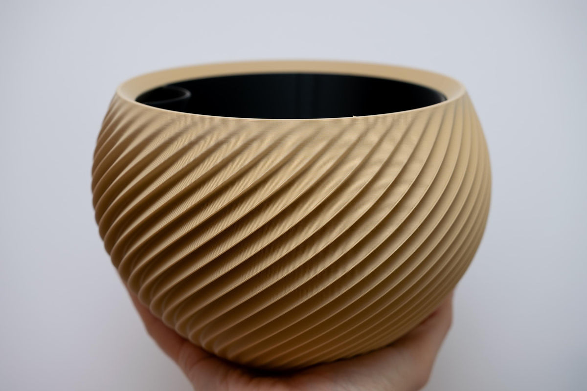 Sfera Self-Watering Planter, Collection 1, 3D printed in PLA, view 6 of 12