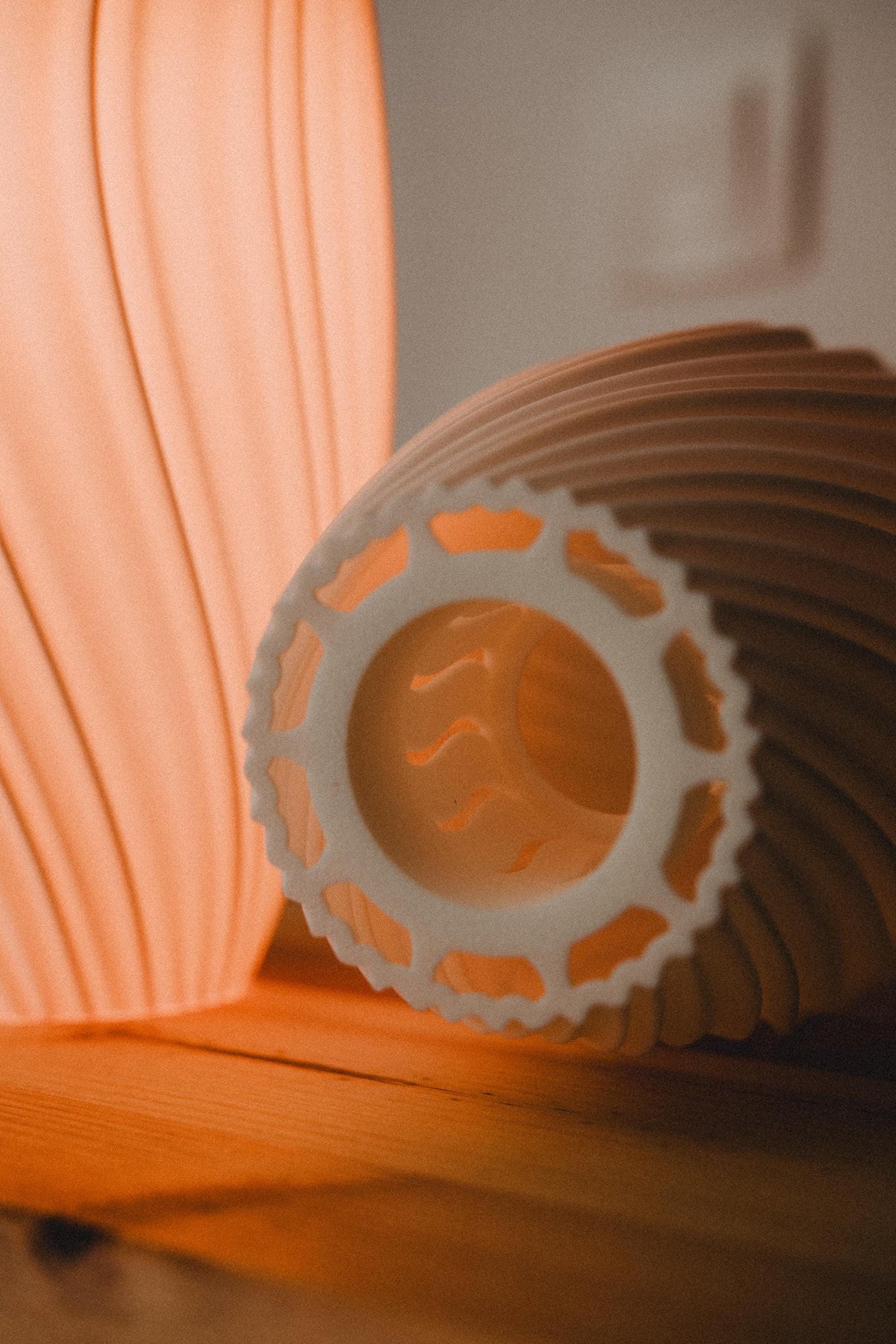 Flow Pendant Lampshade for IKEA STRÅLA, 3D printed in PLA, view 7 of 10