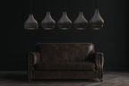 Wabi-Sabi Pendant Lampshade for IKEA, 3D printed in PLA, view 4 of 14