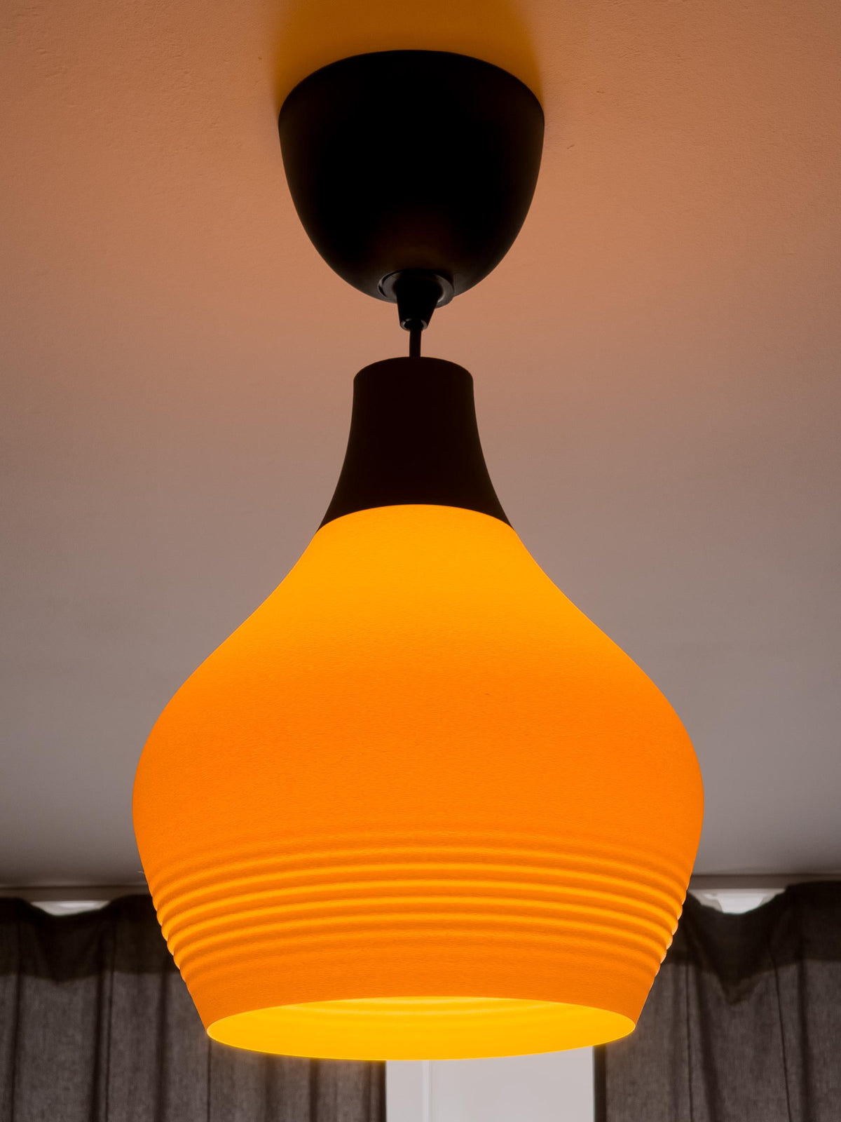 Wabi-Sabi Pendant Lampshade for IKEA, 3D printed in PLA, view 11 of 14