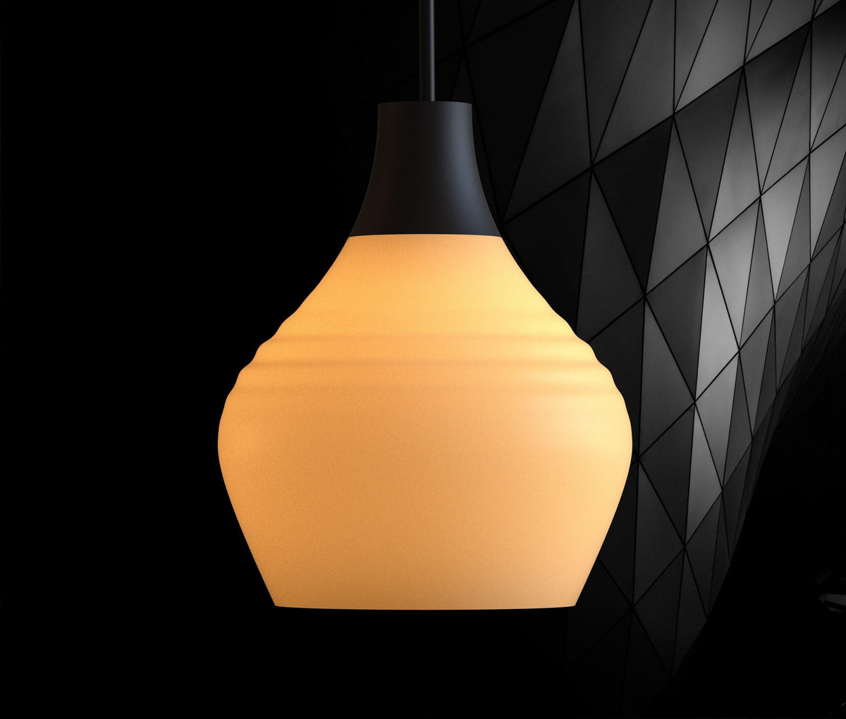 Wabi-Sabi Pendant Lampshade for IKEA, 3D printed in PLA, view 8 of 14
