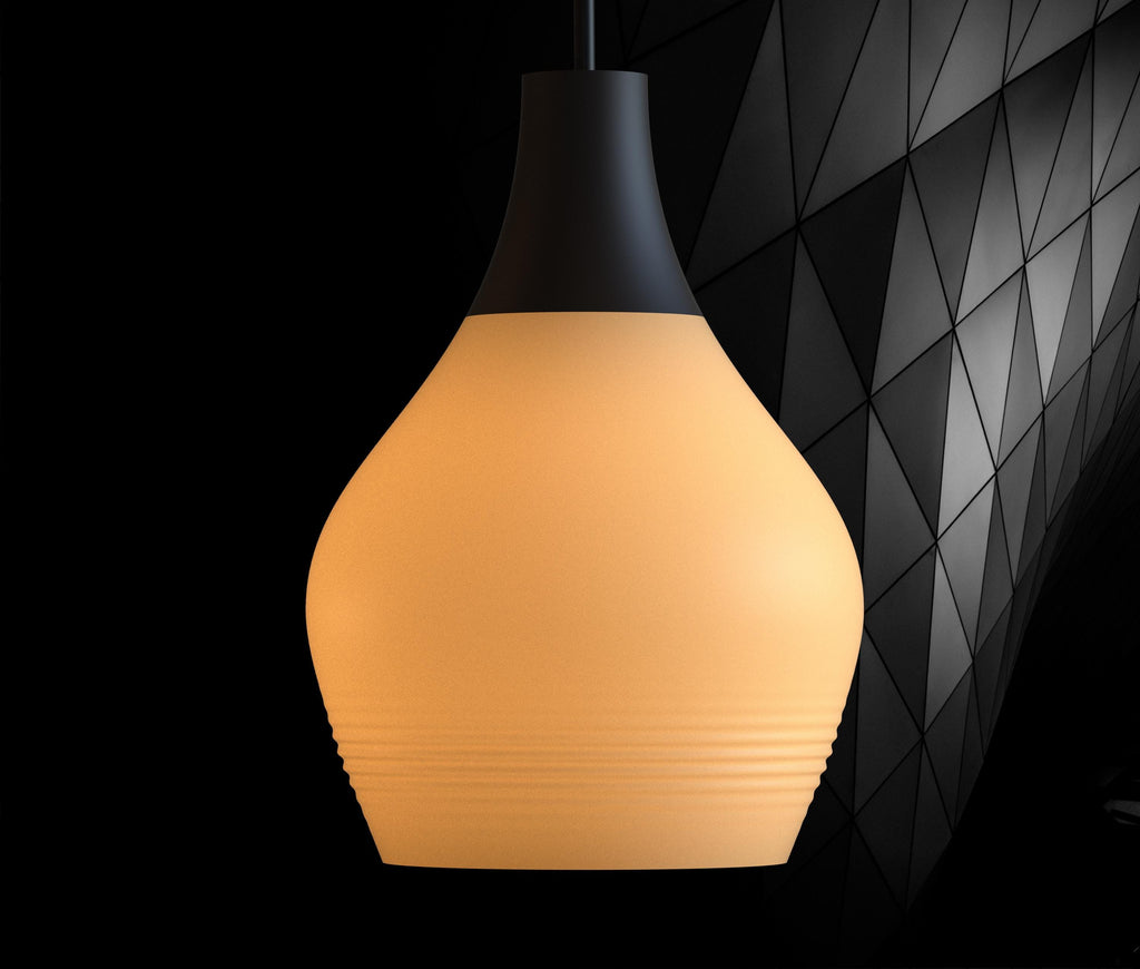 Wabi-Sabi Pendant Lampshade for IKEA, 3D printed in PLA, view 9 of 14