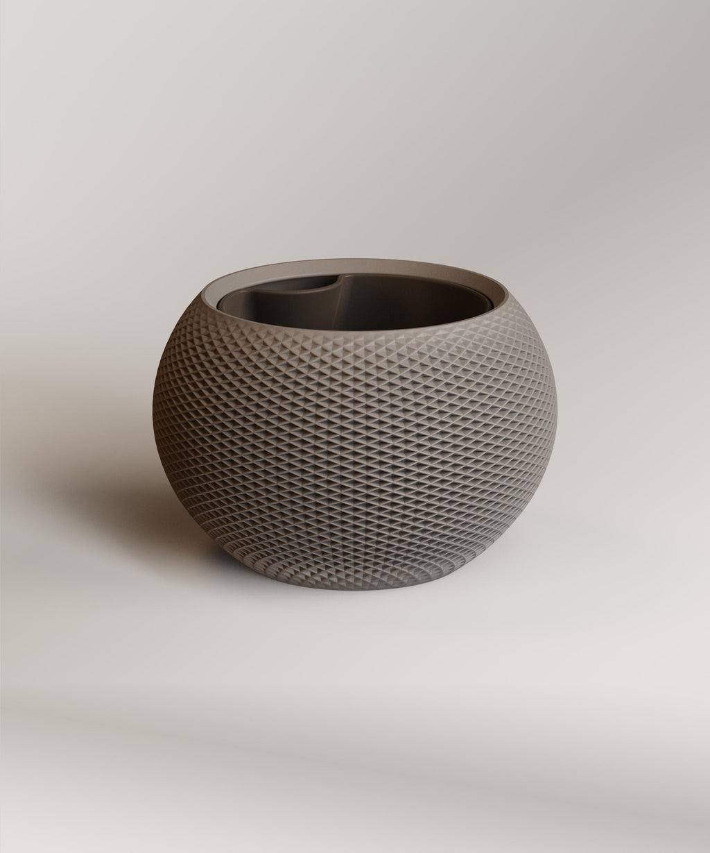 Sfera Self-Watering Planter, Collection 2, 3D printed in PLA, view 9 of 11