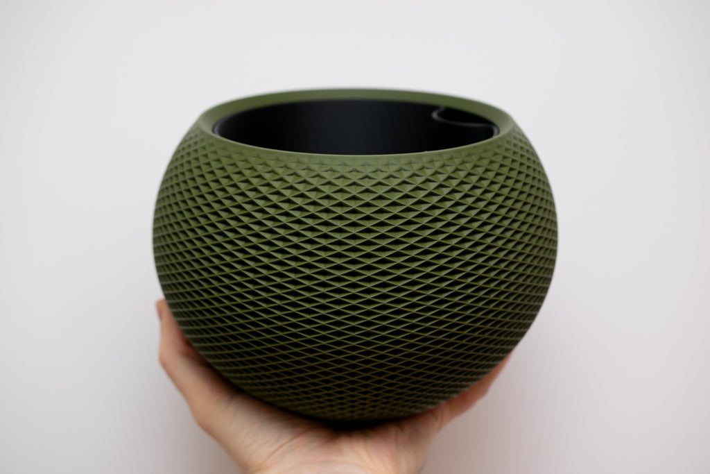 Sfera Self-Watering Planter, Collection 2, 3D printed in PLA, view 7 of 11