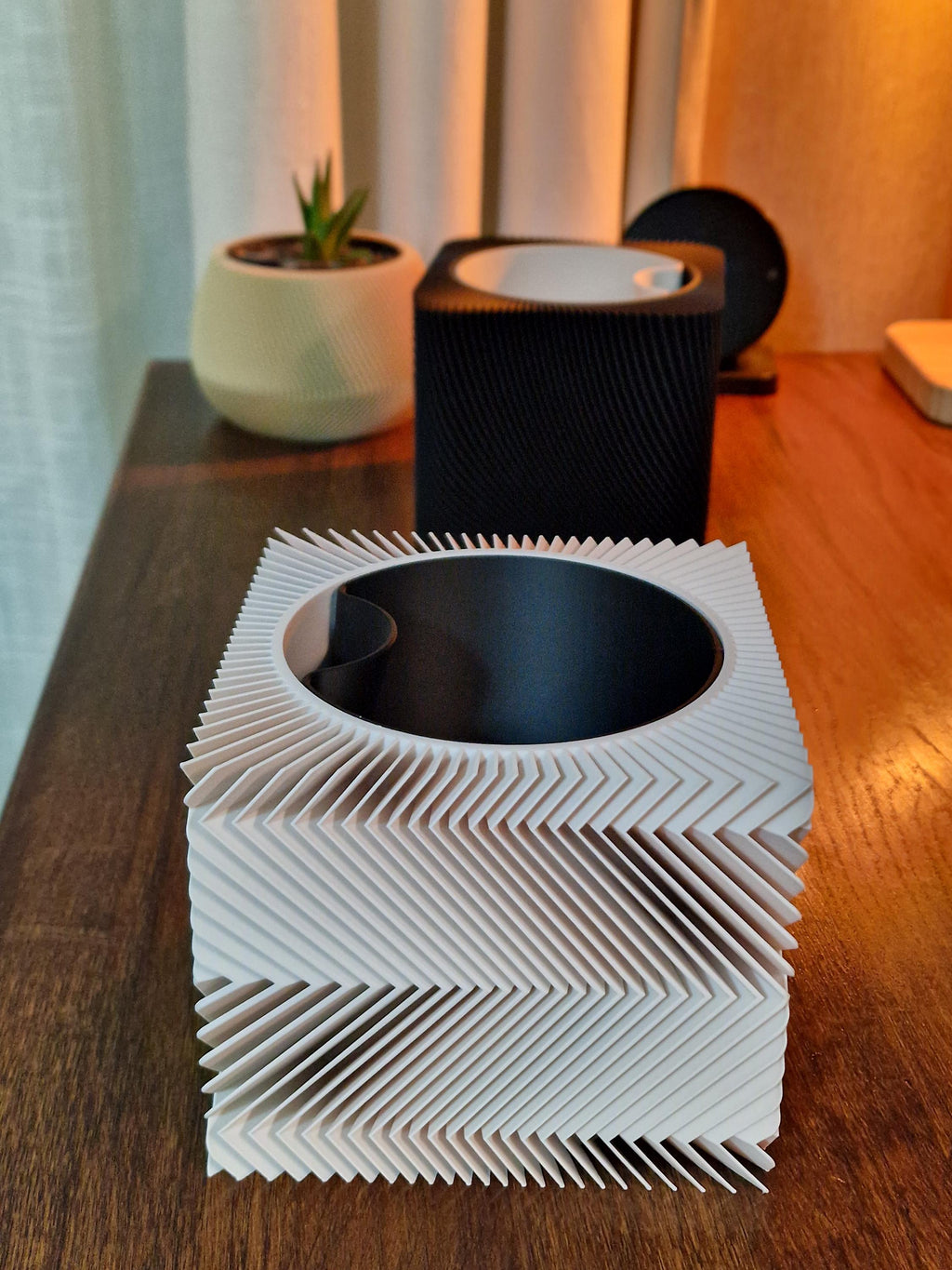 Mori Series Self-Watering Planters, 3D printed in PLA, view 11 of 15