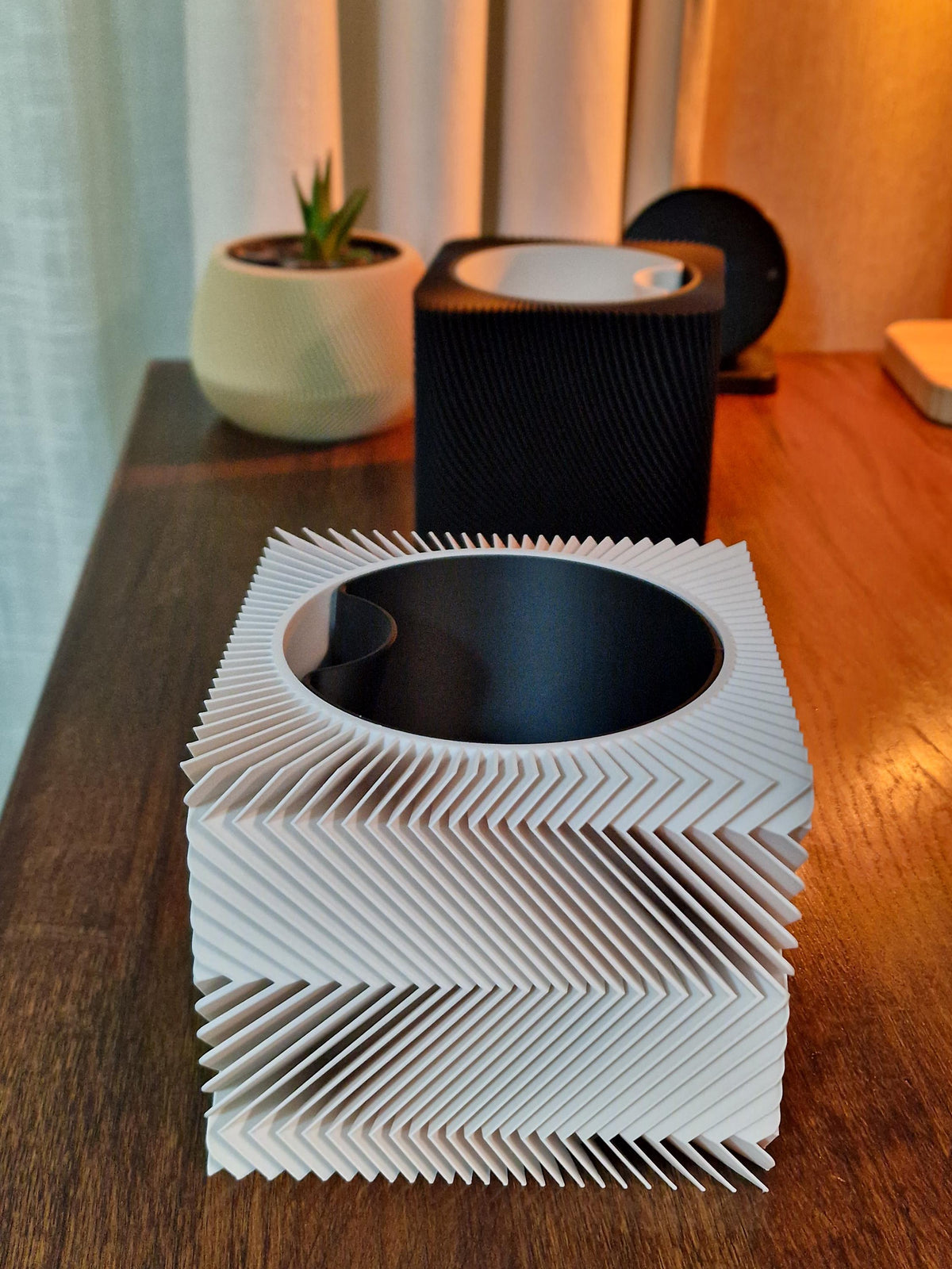 Mori Series Self-Watering Planters, 3D printed in PLA, view 11 of 15