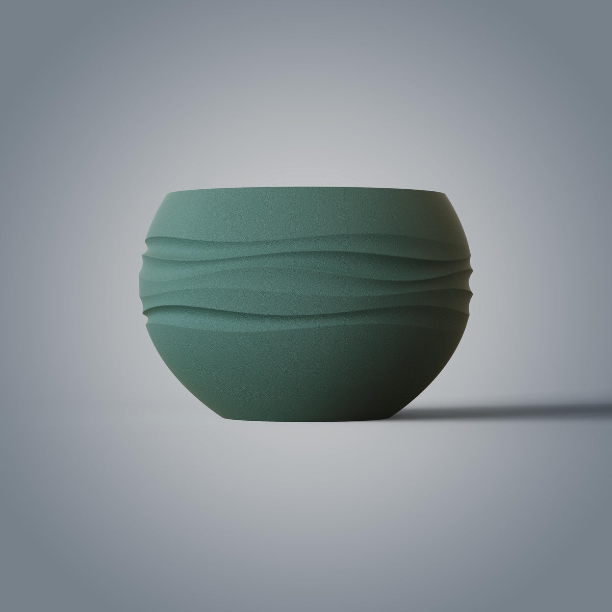 Flow Self-Watering Planter, 3D printed in PLA, view 8 of 14