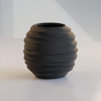 Wabi-Sabi Pencil Holder and Brush Cup, 3D printed in PLA, view 5 of 5
