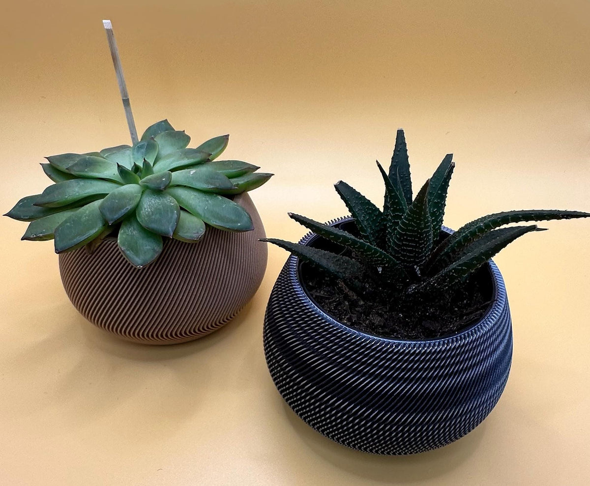 ZenFlow Self-Watering Planter, 3D printed in PLA, view 7 of 14