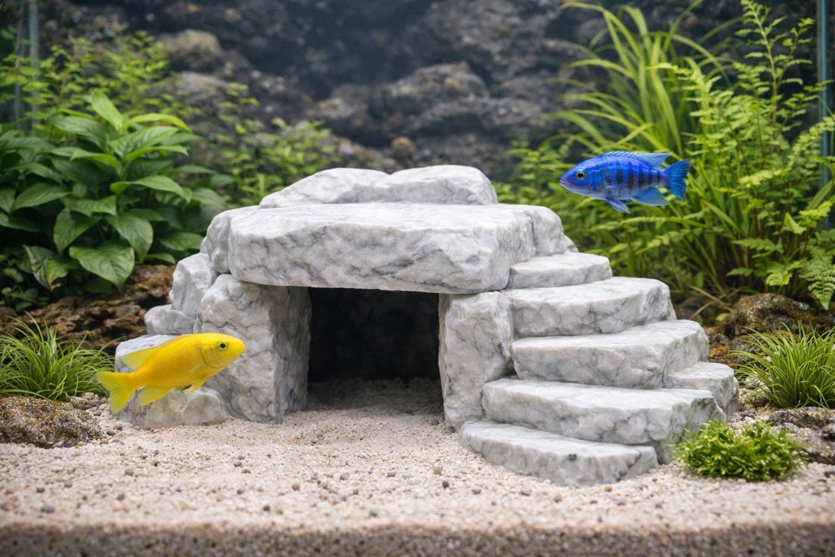 Rock Cave Hide, 3D printed in PETG, view 3 of 3