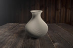 Velvet Petal Sculptural Vase, 3D printed in PLA, view 12 of 12