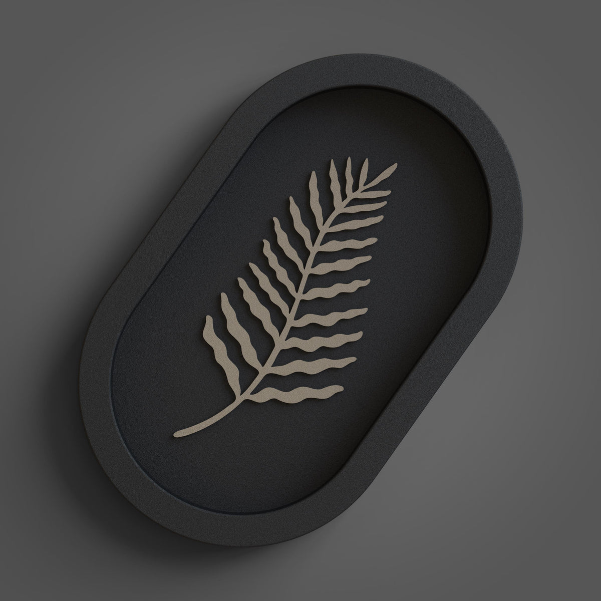 Japandi Leaf Wall Art, 3D printed in PLA, view 7 of 9
