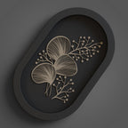 Japandi Leaf Wall Art, 3D printed in PLA, view 5 of 9