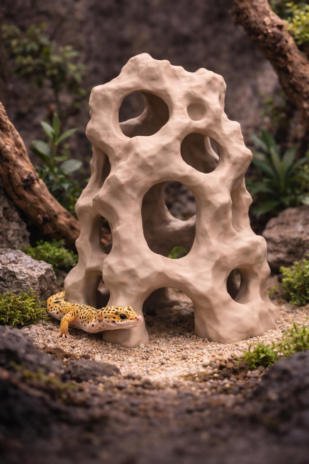 Reef Rock Tall Aquaspace Cave, 3D printed in PETG, view 4 of 5