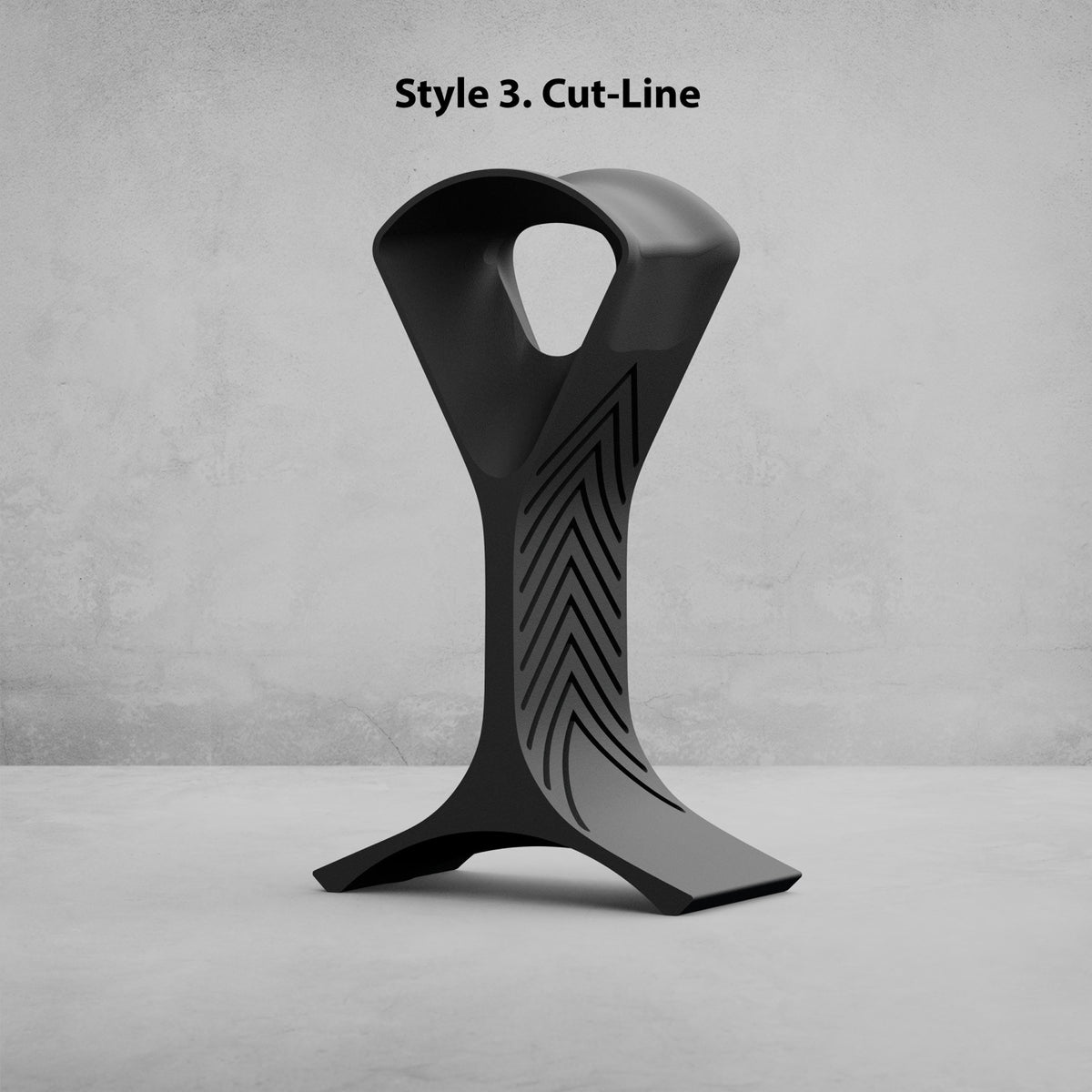 ZenFlow Headphone Stand, 3D printed in PLA, view 7 of 10