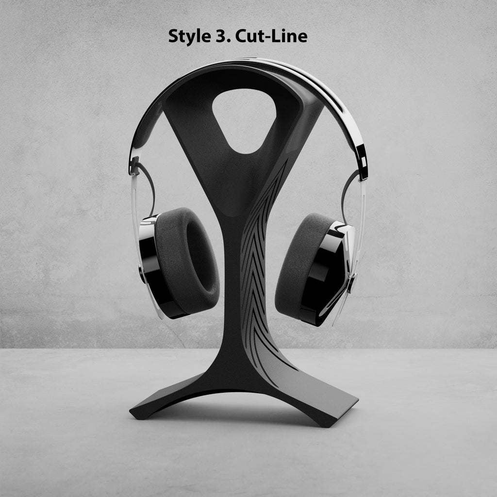 ZenFlow Headphone Stand, 3D printed in PLA, view 8 of 10