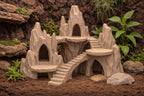 Craggy Mountain Rock Fortress Hide, 3D printed in PETG, view 2 of 3
